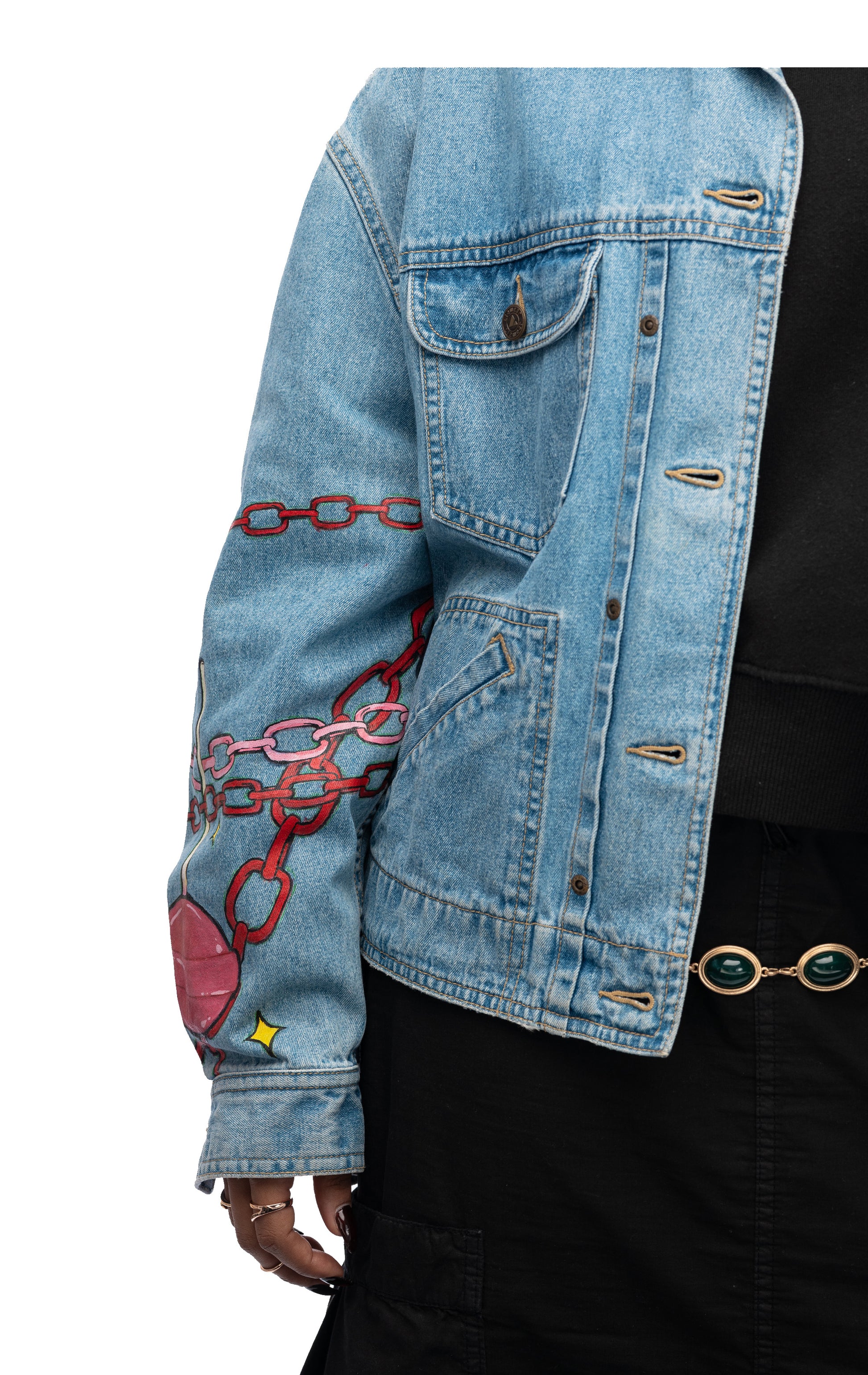 Archivo 01 - Devoción Roja/ Denim Jacket