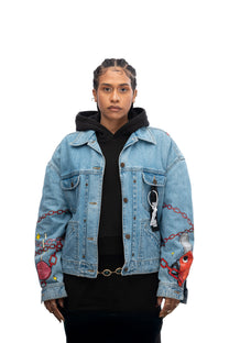 Archivo 01 - Devoción Roja/ Denim Jacket